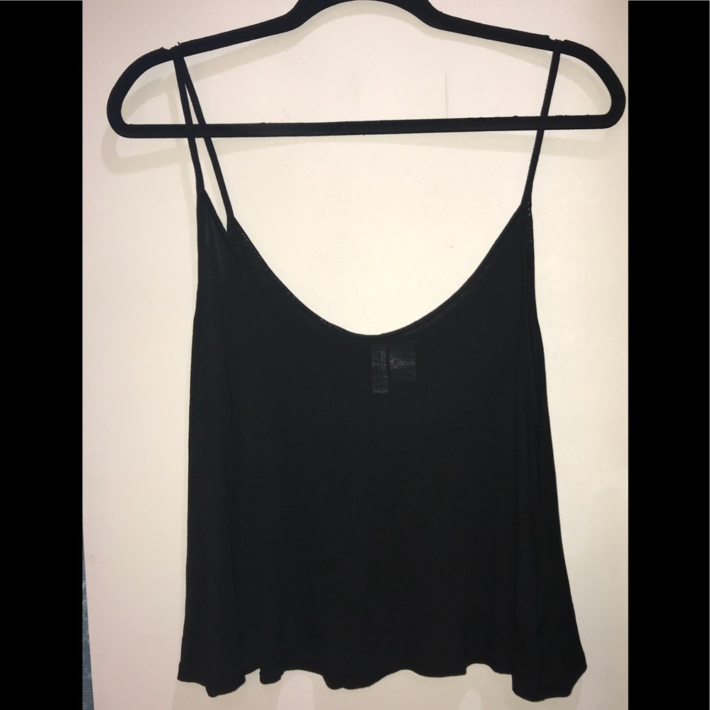 Black crop top